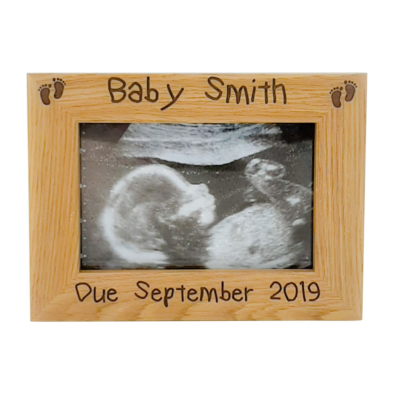 Baby Scan Picture Frame Personalised With Name & Due Date. 3 Etsy UK