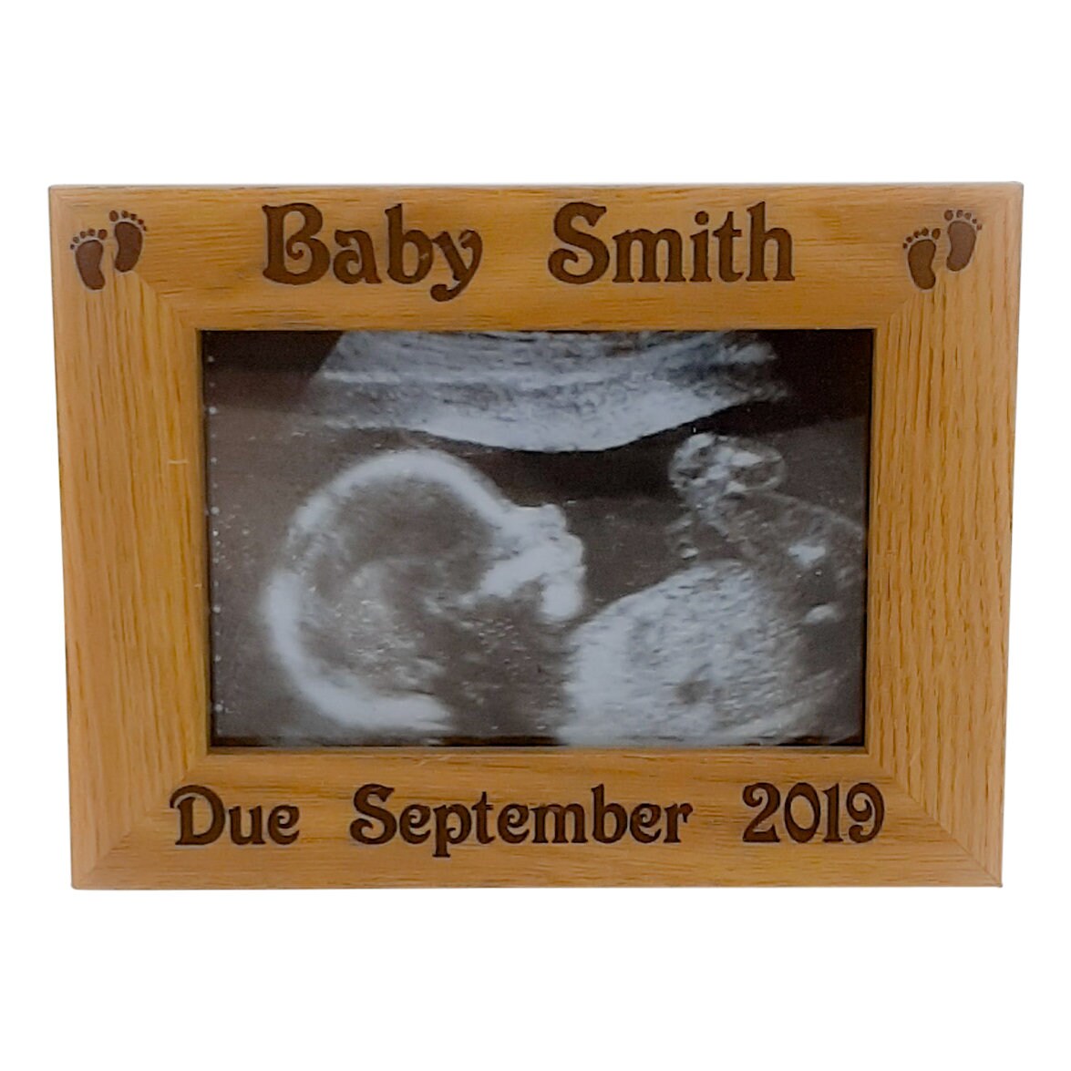 Baby Scan Picture Frame Personalised With Name & Due Date. 3 Etsy UK