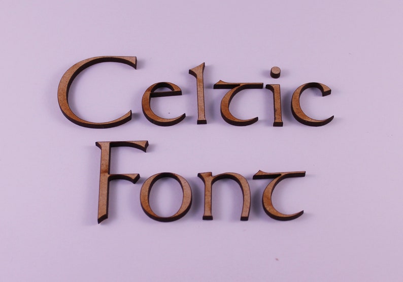 celtic font word