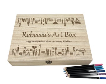 Children's Artwork Box Scribbler Keepsake Box Artwork Storage 