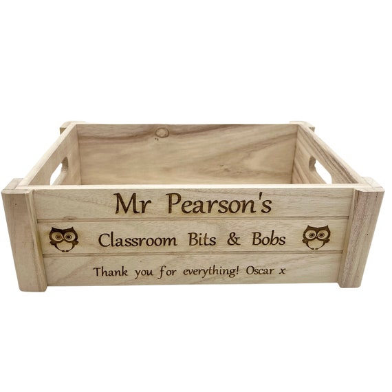 Personalised Sewing Box, Engraved With a Message. Gift for Grandma