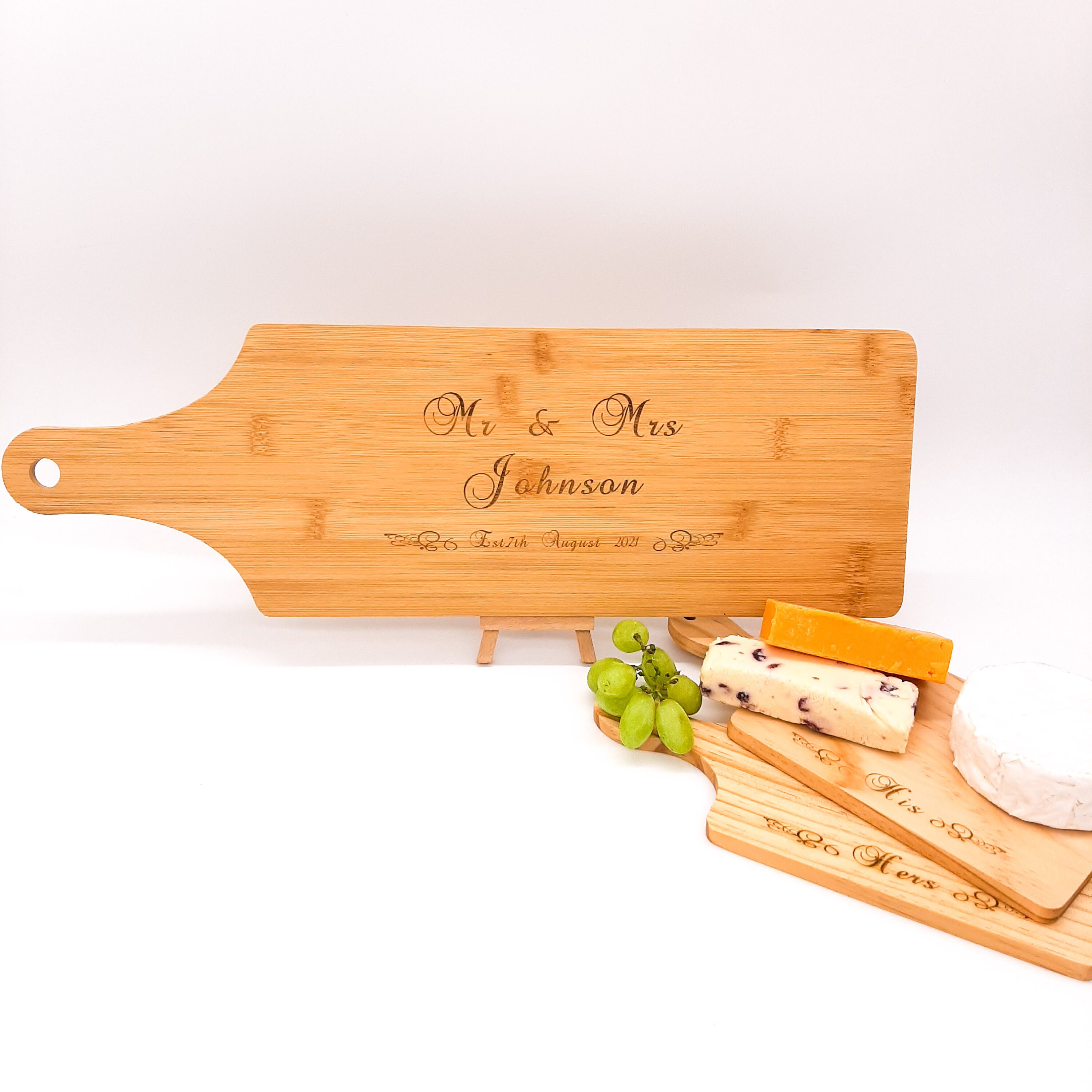 Personalised Cheese Board Gift Set Perfect Wedding or Etsy UK