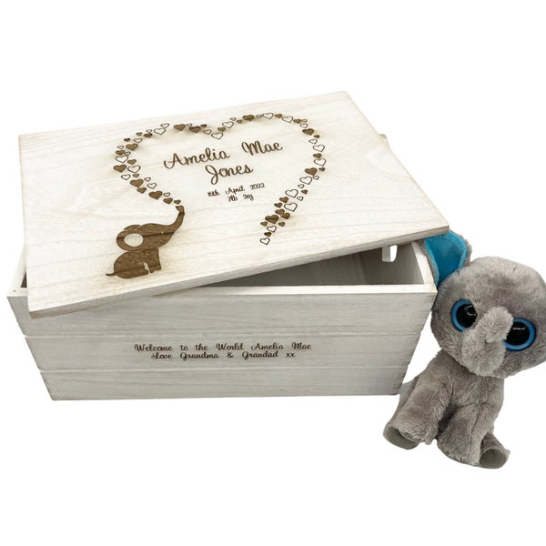 Baby Keepsake Box Etsy UK