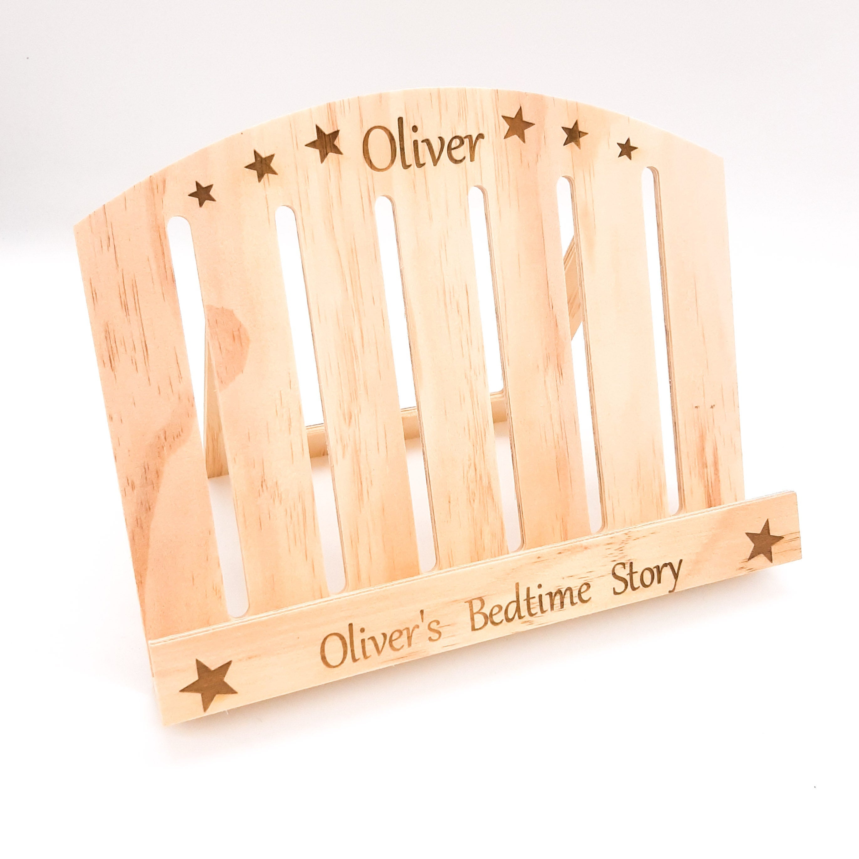 Personalised Book Stand for nursery children's room Etsy