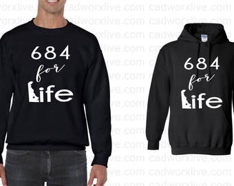 684 For Life Hooded & Crewneck Sweatshirts