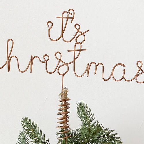 Yay Wire Christmas Tree Topper Etsy