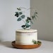 Eucalyptus Wire Wedding Cake Topper
