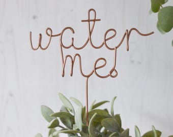 Water me Plant Marker