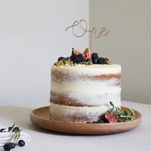 Wire One Cake Topper | First Birthday Cake Decoration