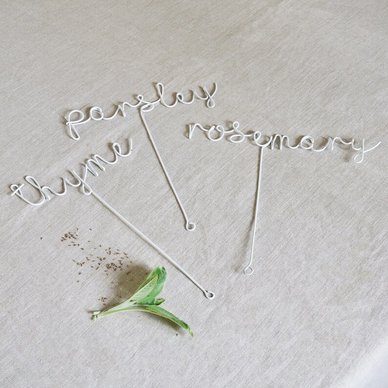 Plant Markers Gift for Gardeners Herb Markers Etsy