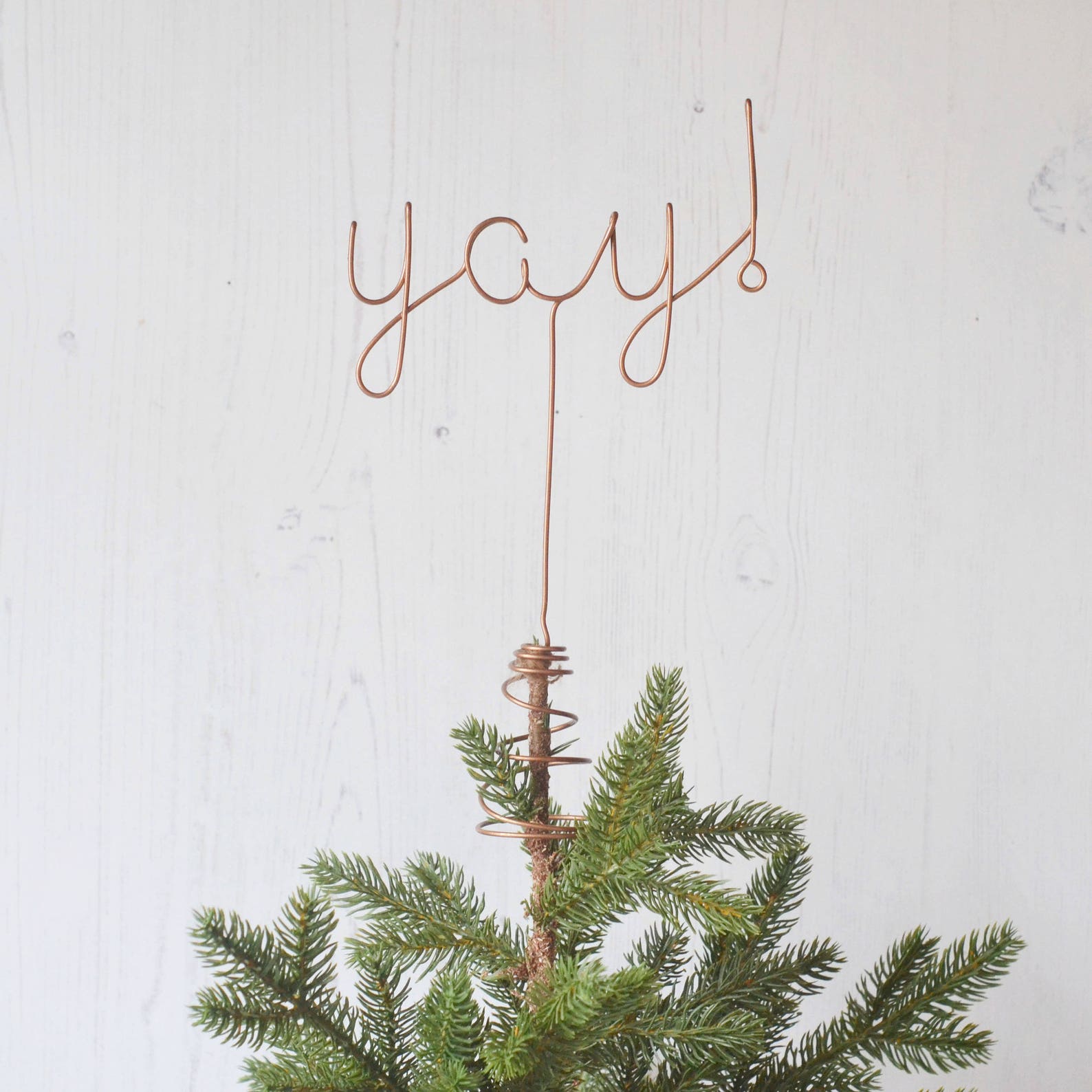 Yay Wire Christmas Tree Topper Etsy