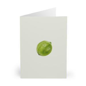Cartões comemorativos de limão (pacote com 5) - perfeitos para presentes gastronômicos, cartões de aniversário com frutas, notas de agradecimento, ecológicos, artigos de papelaria fofos