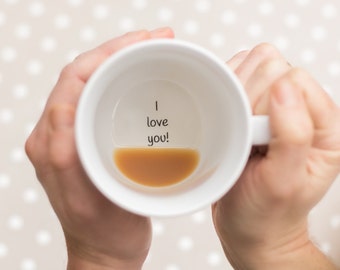 I Love You Mug, Secret Message Mug | Father’s Day Mug