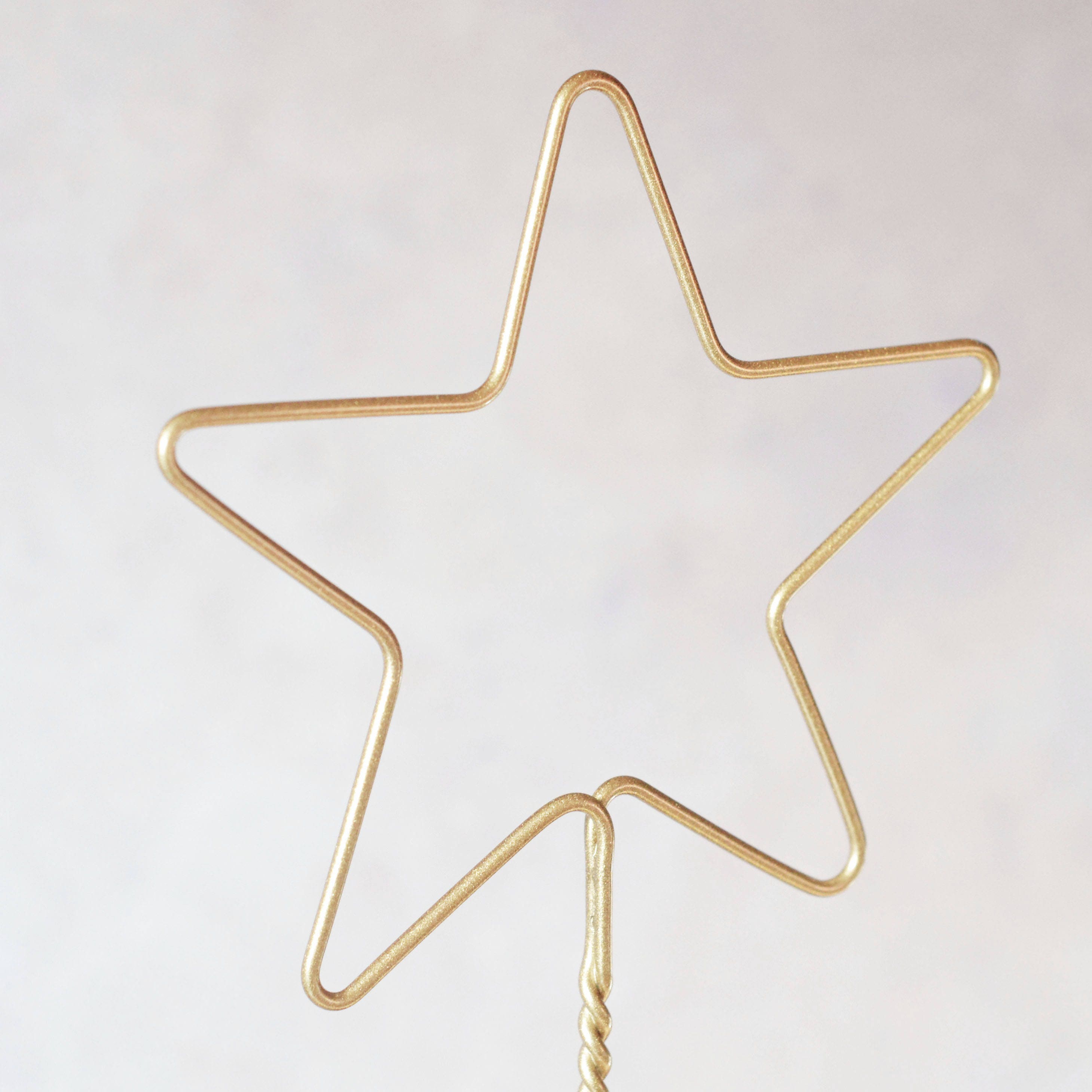 Wire Star Christmas Tree Topper Minimalist Tree Topper Etsy Canada