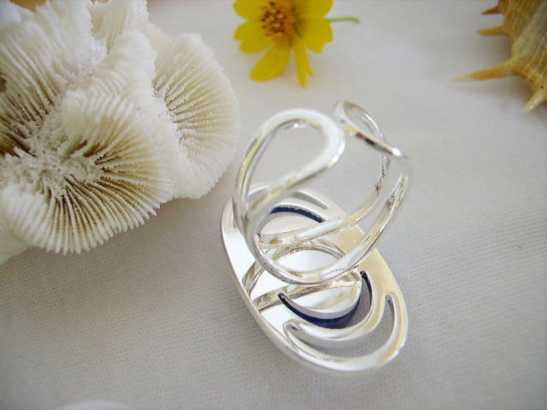 L/P 10 Silberfarbe Einstellbar Fingerring Ringe Klebstein 18mm L/P 10 Silberfarbe Einstellbar Fingerring Ringe Klebstein 18mm