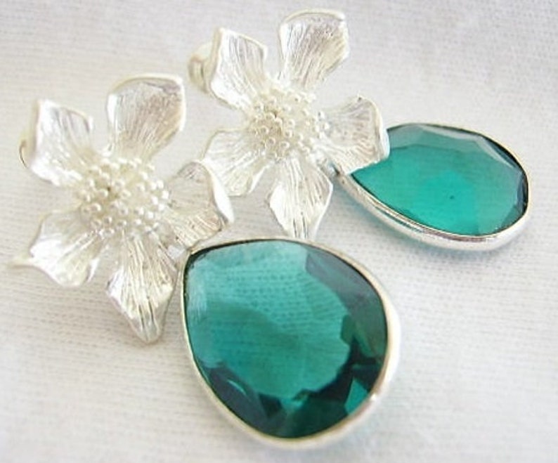 drop pendant,boho crystal,transparent,silver metal flowers or chips women/'s fashion jewelry Earrings emerald green