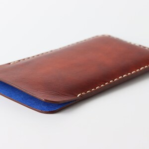iPhone 14 Pro Max Leather Sleeve / iPhone 14 Plus  Leather Case / Pouch / iPhone 13 Pro Max/ iPhone 12 Pro Max pouch