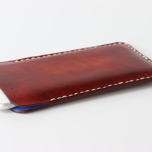 iPhone SE 3 Leather Sleeve / iPhone SE 2  Leather Sleeve / Pouch / iPhone 13 Mini / iPhone 12 Mini pouch
