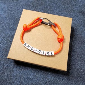 Personalized Paracord Bracelet: Custom Name, Carabiner Clasp, XS-XL