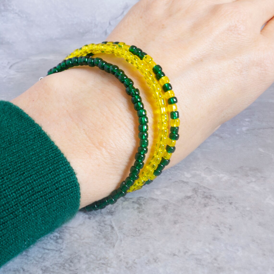 Custom Beaded Bracelet Set Seed Bead Bracelet Stack in Etsy