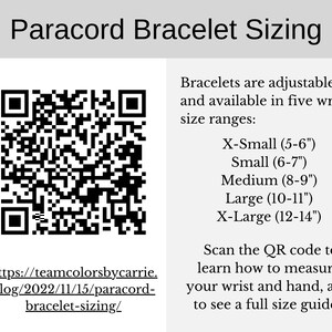 Adjustable Paracord Bracelet Set: 30 Colors, XS-XL, Surfer Style, Water Safe image 6