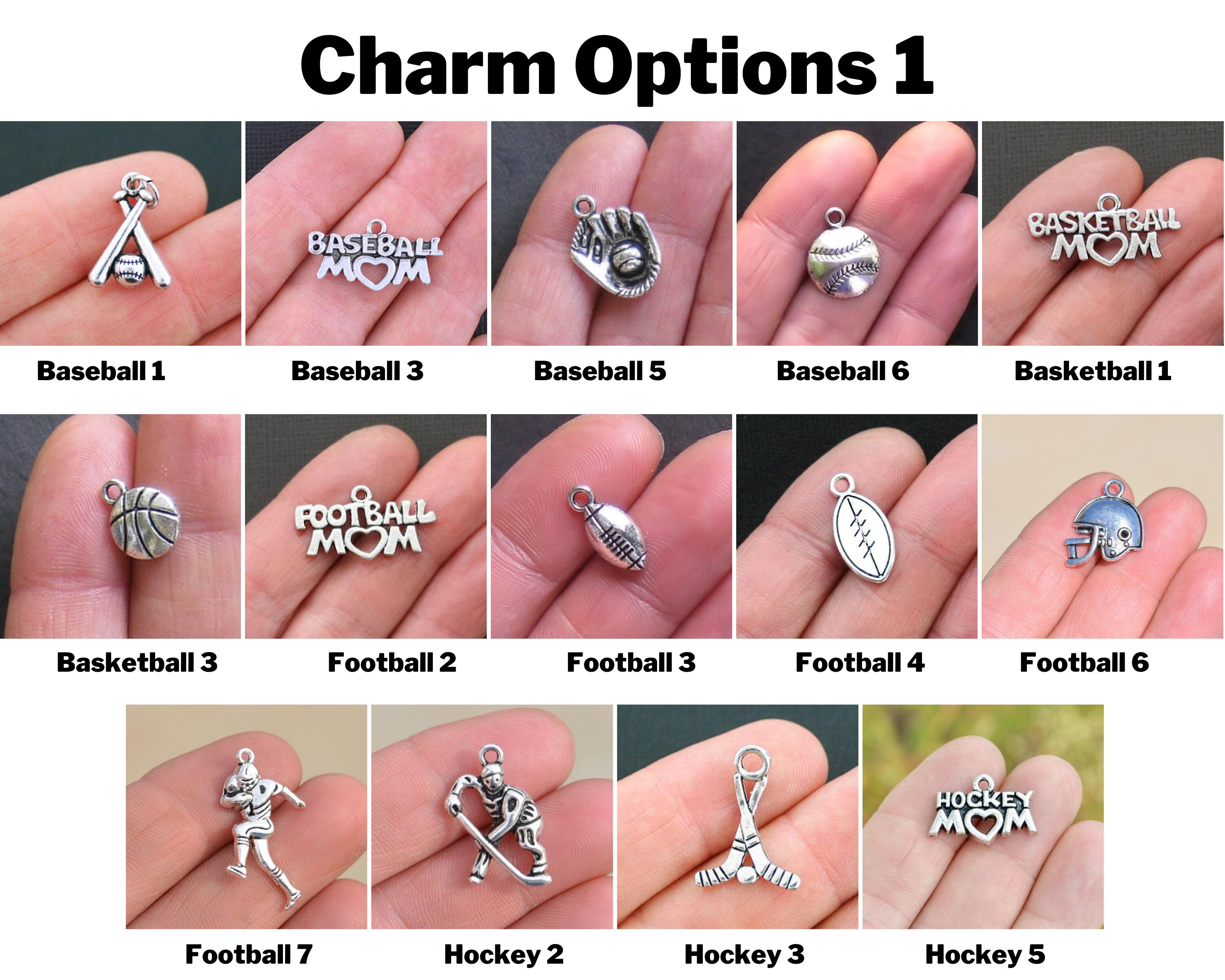 Paracord Sports Bracelet Game Day Jewelry Choose from 30 Etsy