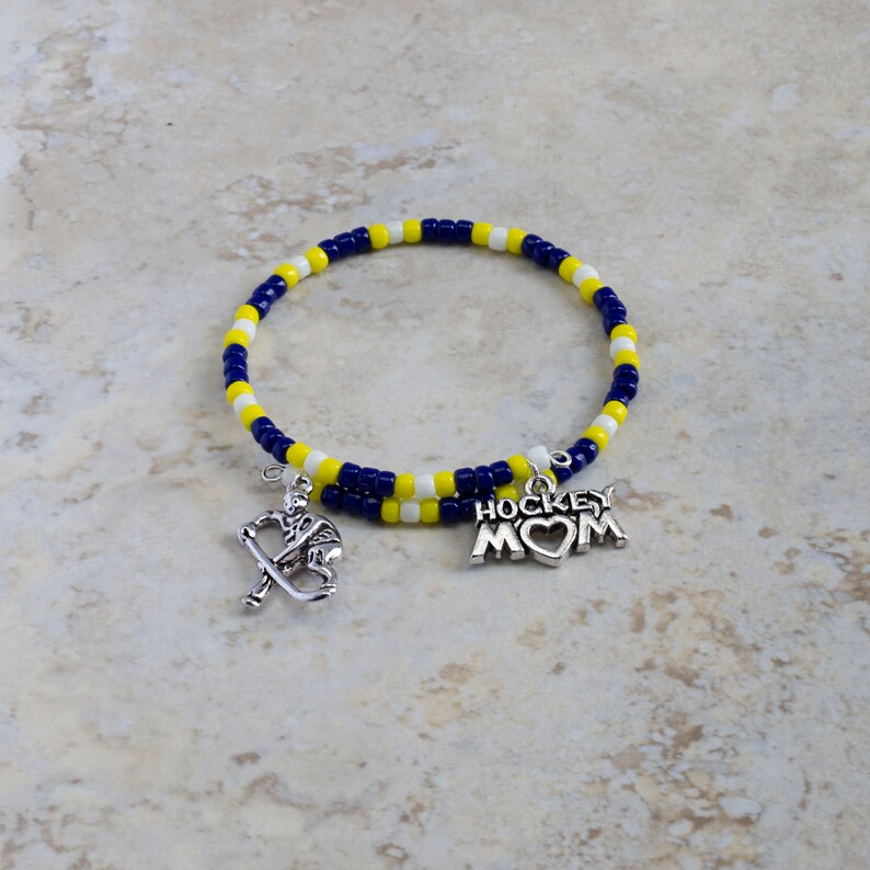 hockey mom bracelet