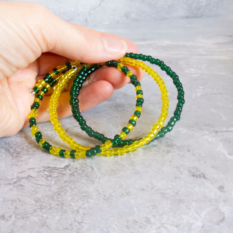 Custom Beaded Bracelet Set Seed Bead Bracelet Stack in Etsy