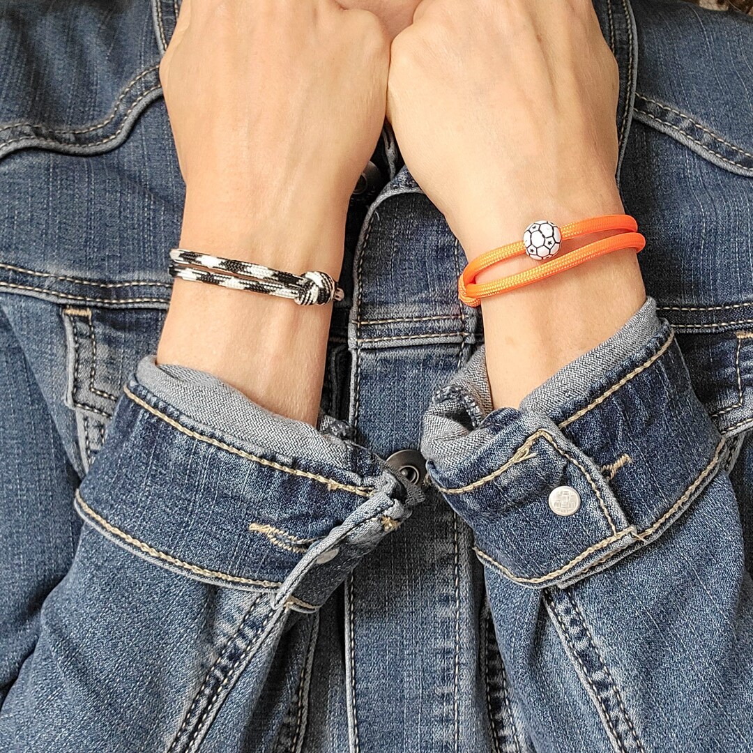 Custom Soccer Mom Bracelet Set Soccer Team Gifts for Men Women Boys