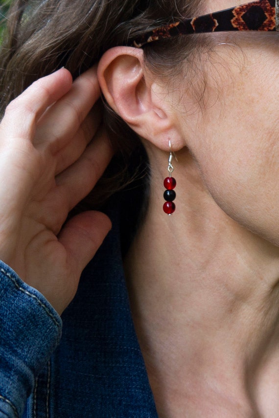 Football Earrings Football Fan Gear Football Team Spirit Etsy