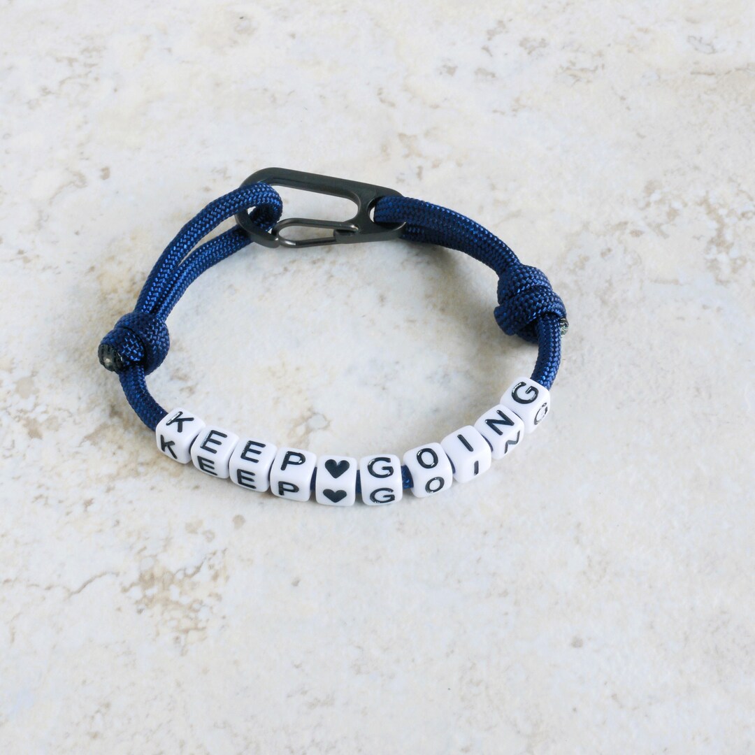 Personalized Paracord Bracelet Custom Minimalist Bracelet Etsy