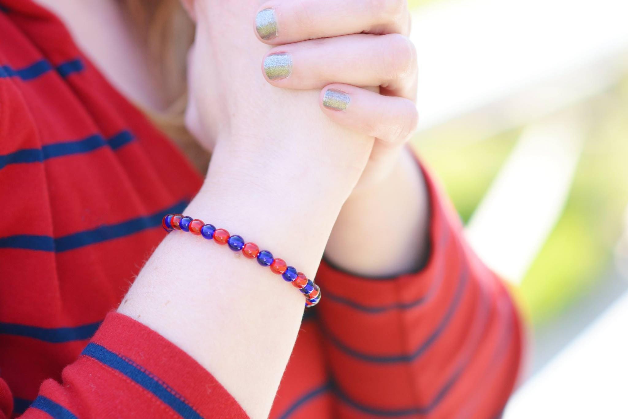 Sports Number Beads Gifts for her jewelry bead color You pick number CUSTOMIZE and number color Mom Bracelet Wire Bangle