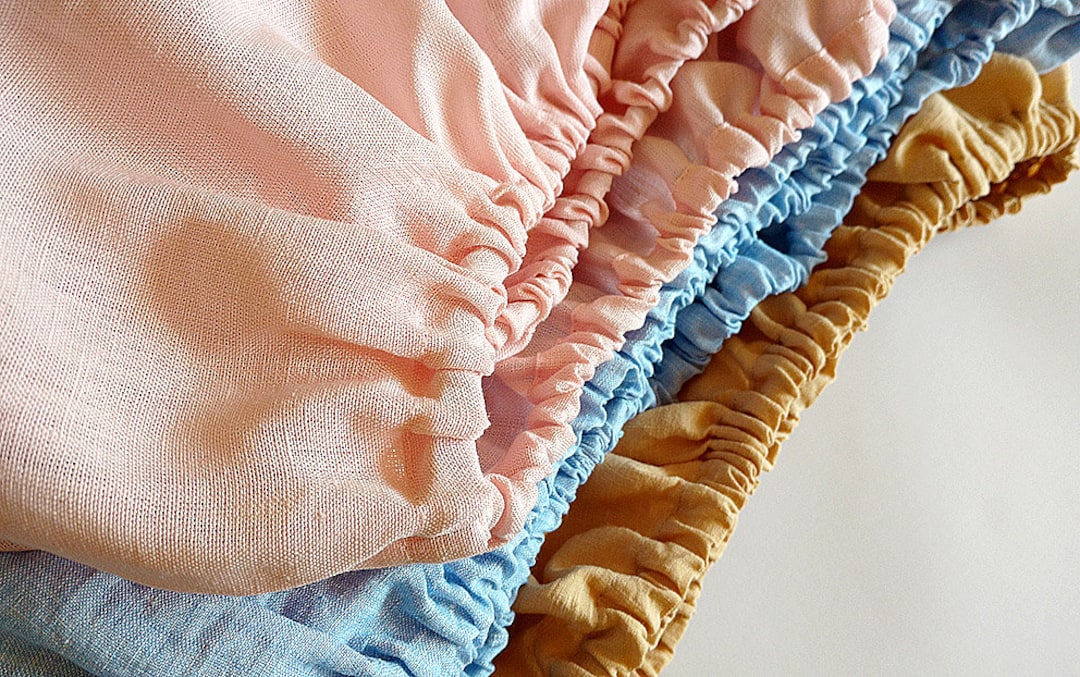 King Linen Fitted Sheet - Natural main image 1