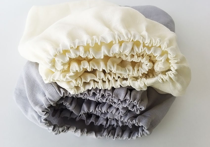 drap-Housse En Lin Naturel,