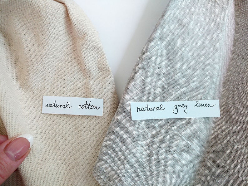 Cotton filled blanket covered natural unbleached cotton. Cotton coverlid, Cotton coverlet, Eco weighted blanket, Washable Cotton quilt image 6