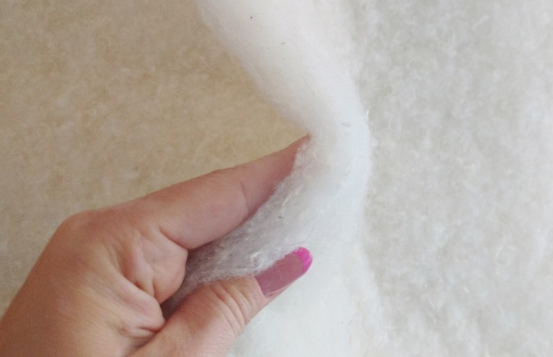 Cotton filled blanket covered natural unbleached cotton. Cotton coverlid, Cotton coverlet, Eco weighted blanket, Washable Cotton quilt image 5