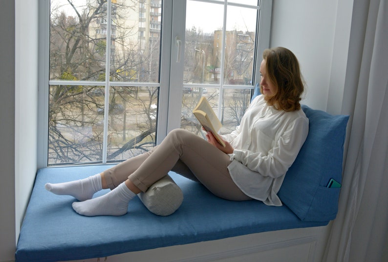 DENSE Natural Linen Crib Mattress Cover With Long Zipper. Etsy