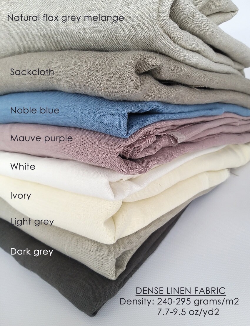 Natural Flax Fabrics Samples and Flax Filling. 100 flax. Etsy