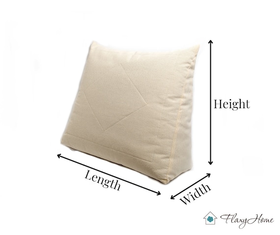 Natural wedge pillow sales