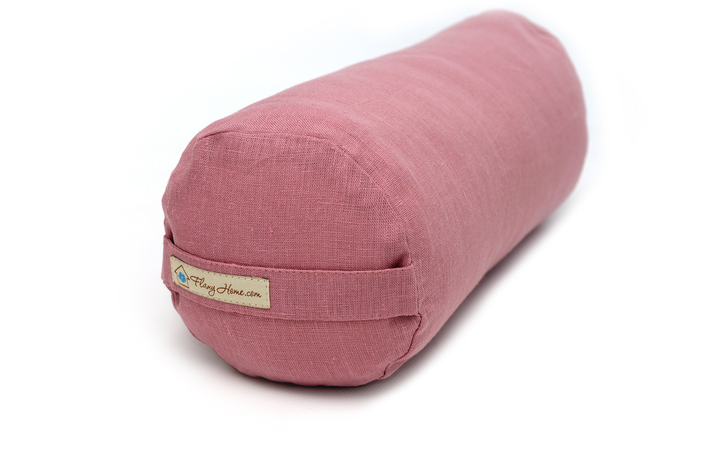 Natural Linen Bolster Case With Zipper and Handle. Neckroll Etsy