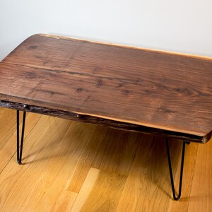 Natural Edge, Live Edge Black Walnut Coffee Table
