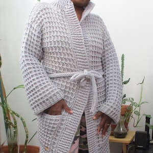 PATTERN ONLY: Men&#39;s Waffle Comfort Robe