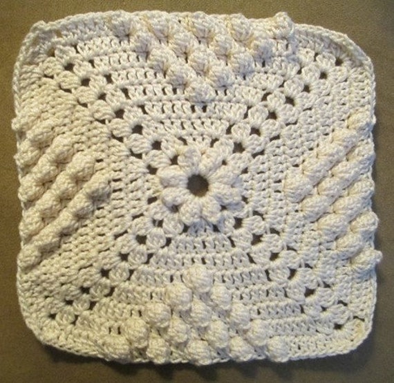 38 Crochet Square Patterns to Build Your Next Project 19 Pattern Only: Popcorn Granny Square