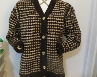 PATTERN ONLY - Houndstooth Cardigan Pattern