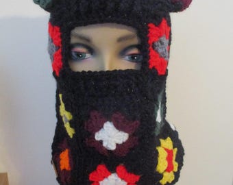 PATTERN ONLY! Granny Square Cat Ear Balaclava