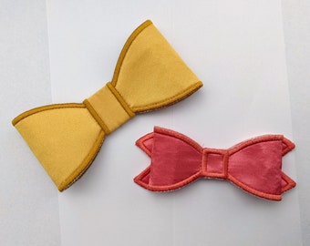 Tocado de lazo (en 2 tamaños) - Bordado de danza irlandesa