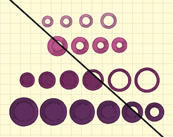 Contornos de piedras redondas (revisados) - Archivos de bordado, Danza irlandesa