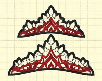 Tiara 7 (en 2 tamaños) - Bordado de danza irlandesa