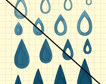 Contornos de pera/piedra caída (revisados) - Archivos de bordado, Danza irlandesa