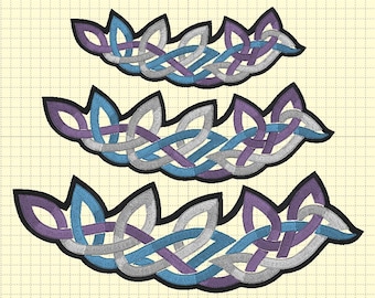 Tocado 6 (en 3 tamaños) - Bordado de danza irlandesa